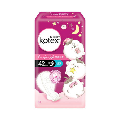 Kotex 高潔絲 極緻綿柔超薄熟睡夜用 42cm 8pcs