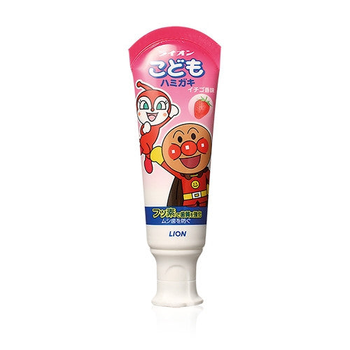 Lion 獅王 麵包超人兒童牙膏(草莓味) 40g