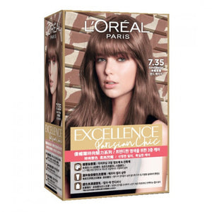 L'Oreal 歐萊雅 優媚霜 時尚魅力系列 染髮霜 (#7.35 冷焙茶棕) 1pc