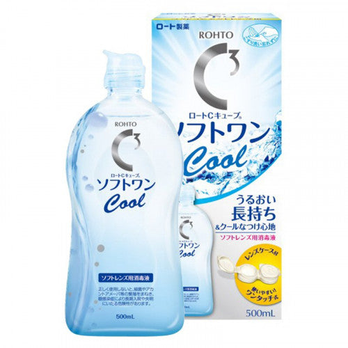 Rohto 樂敦 【預訂】C3 Softone Cool 隱形眼鏡護理液 500ml