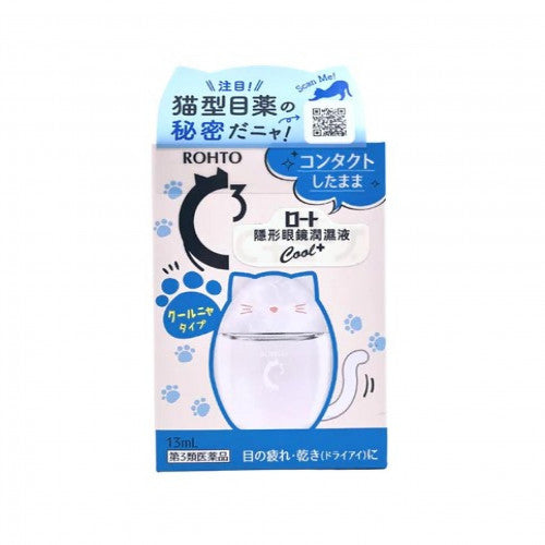 Rohto 樂敦 【預訂】樂敦C3 Cool+ 隱形眼鏡潤濕液 (貓耳限定版) 1pc