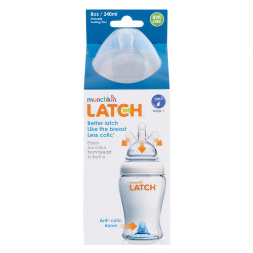 Munchkin 满趣健 LATCH奶瓶 (Stage 1) 0m+ 240ml