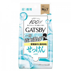 Gatsby 潔面紙巾(香皂味) 42pcs