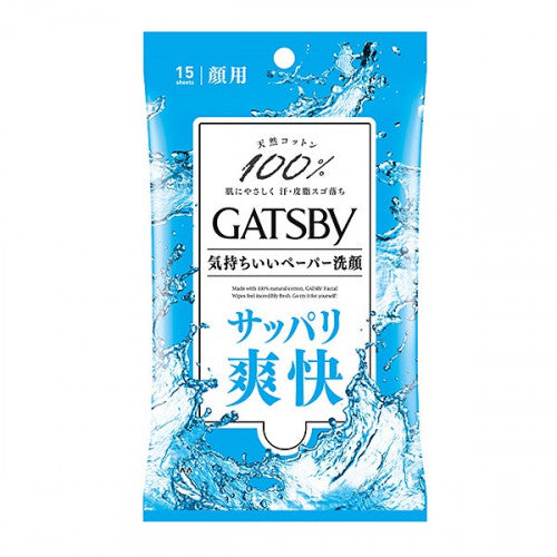 Gatsby 潔面紙巾 15pcs