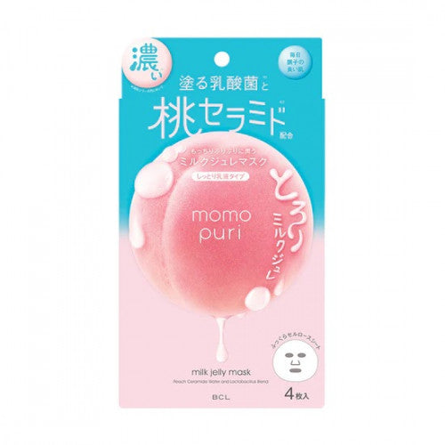 Momo Momo Puri 蜜桃特濃潤乳液啫喱面膜 4pcs