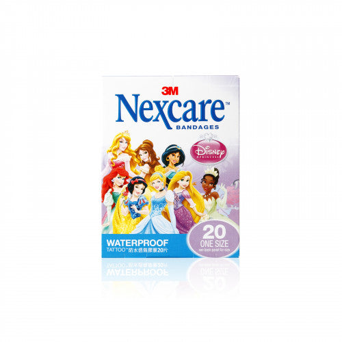 3M Nexcare™ 迪士尼公主防水膠膜 20pcs
