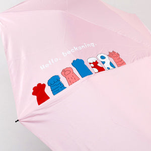 Miscellaneous 雜貨 卡通貓爪雨傘 - baby pink 1pc