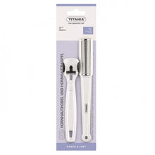 將圖片載入圖庫檢視器 TITANIA 不銹鋼腳銼+腳刀套裝 2pcs
