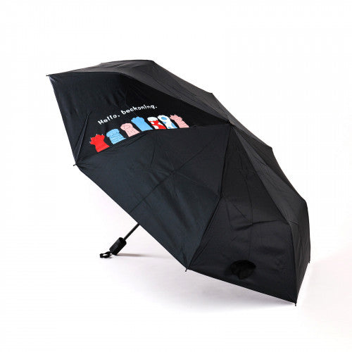 Miscellaneous 雜貨 卡通貓爪雨傘 -BLACK 1pc