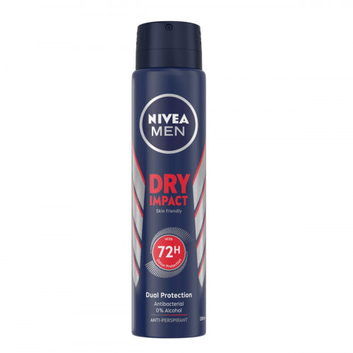 Nivea 妮維雅 72H 乾適活力系列 男士止汗爽身噴霧 150ml