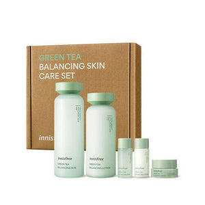 Innisfree 悅詩風吟 綠茶平衡護膚套裝 200ml+160ml+15ml+15ml+10ml