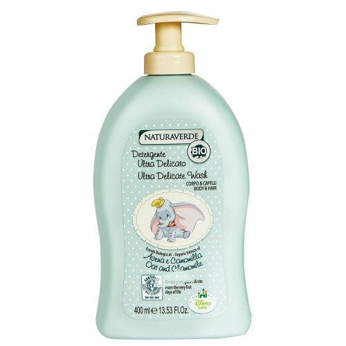 Naturaverde 小飛象嬰兒二合一沐浴洗髮露 400ml