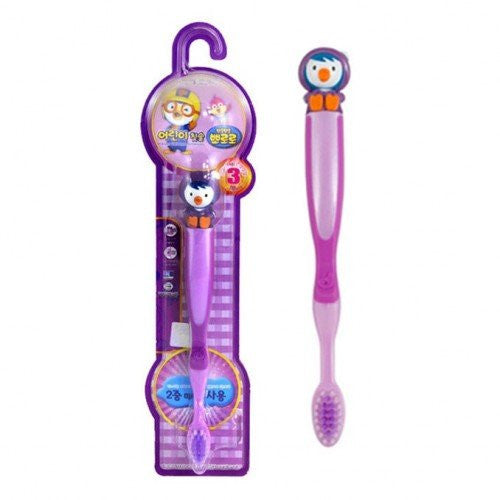 Pororo Petty 小企鵝3D 動畫主角造型牙刷 (3歲以上) 1pc