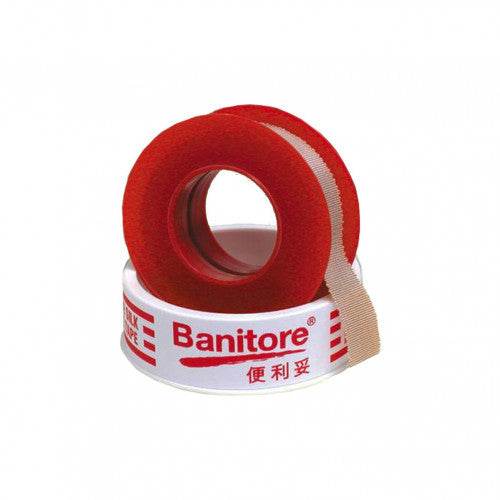 Banitore 便利妥 壹吋五碼絲膚色卷裝布 2.5cm x 5m