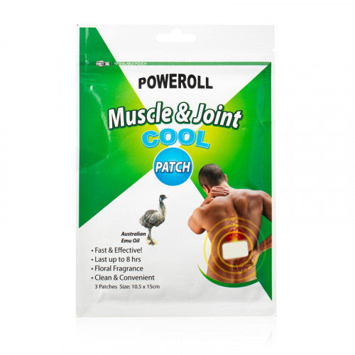 Poweroll 澳力寶 國寶級鴯鶓油止痛貼/保健清涼版三片裝(新傷救星) 3pcs