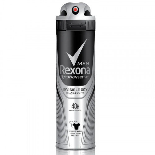 Rexona 蕊娜 男士黑白抗印制汗爽身噴霧 150ml