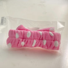 將圖片載入圖庫檢視器 RUBYFACE 洗面髮帶 (粉色波點) 1pc
