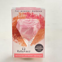 將圖片載入圖庫檢視器 RUBYFACE 雙色鑽石形化妝蛋- Pink 1pc

