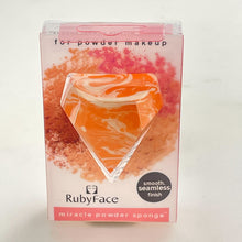 將圖片載入圖庫檢視器 RUBYFACE 雙色鑽石形化妝蛋 - Orange 1pc
