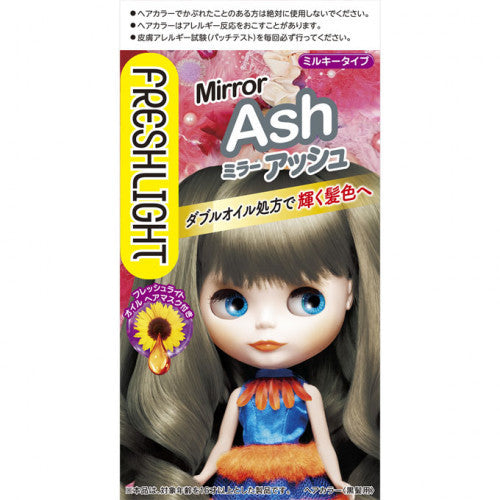 Schwarzkopf Milky Color 40g+Mirror Ash 80ml  #銀雪灰 1pc