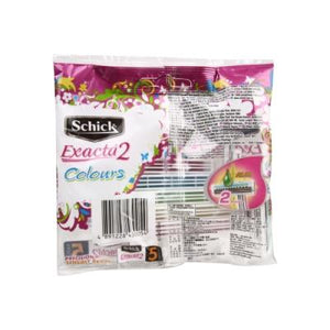 Schick 舒適 刀刨5s 彩紅版 (可拋棄型) 5pcs