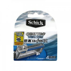 Schick 舒適 創4紀鈦補充裝刀片4片 4 pcs