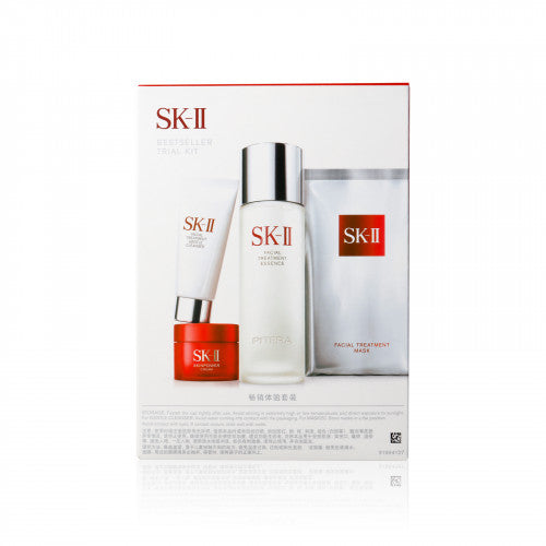 SK-II 美之匙 PITERA™ 暢銷體驗套裝（神仙水75ml+潔面乳20g+精華霜15g+面膜1pc） 75ml+20g+15g+1pc