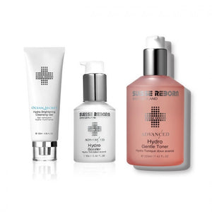 SUISSE REBORN Advanced Hydro Set (Upgraded)  (Toner220ml+Cleansing gel120ml+Booster60ml) 220ml+120ml+60ml