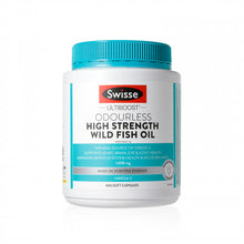 將圖片載入圖庫檢視器 SWISSE 無腥味高濃度野生魚油 1500mg 400 Capsules
