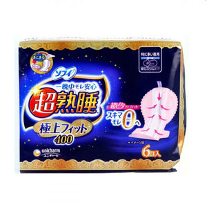 Unicharm 極上超熟睡 夜用護翼 衛生巾 400 (40cm x 6片) 6pcs
