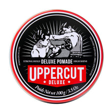 將圖片載入圖庫檢視器 Uppercut Deluxe Hair Pomade Strong Hold High Shine 100g
