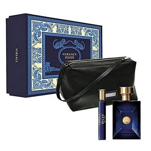 Versace 范思哲 Pour Homme Dylan Blue (M) EDT+EDT+Trousse 100ml+10ml+1pc