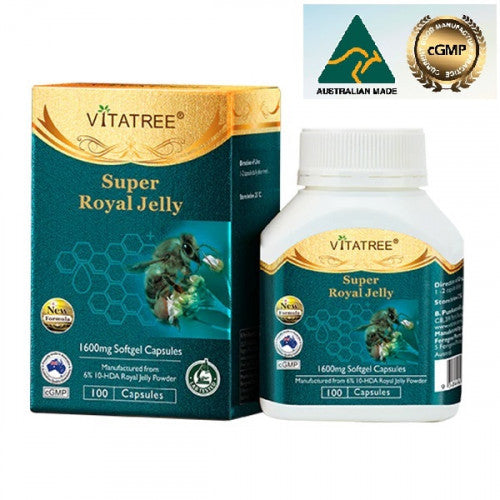 Vitatree 澳洲蜂皇漿精華 (6% 10-HAD) 100粒