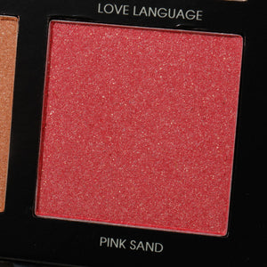 WOWWOW 鑽石幻彩腮紅和高光調色板#02 (Pink Sand) 20g
