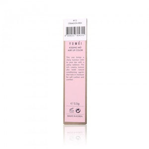 YUMEI Kissing MÉI Airy Lip Color #12 Crimson Red 3.5g