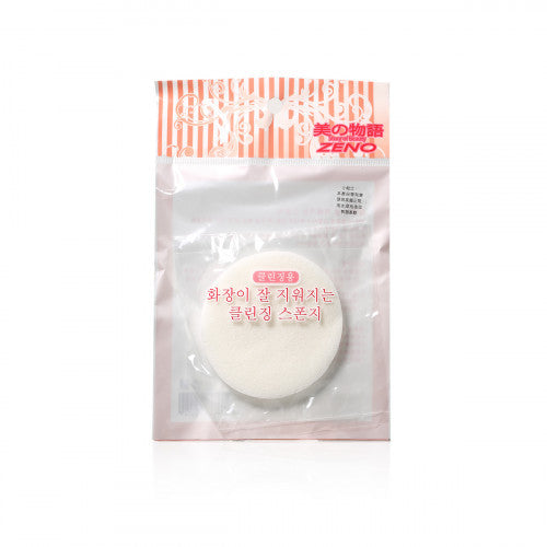ZENO 韓國圓形珍珠洗面撲 1pc