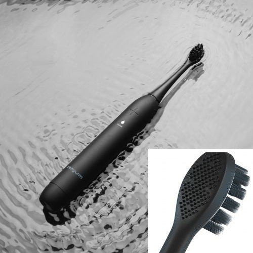 Zenyum 聲波震動牙刷 (黑) + 3個裝刷頭 1pc + 3pcs